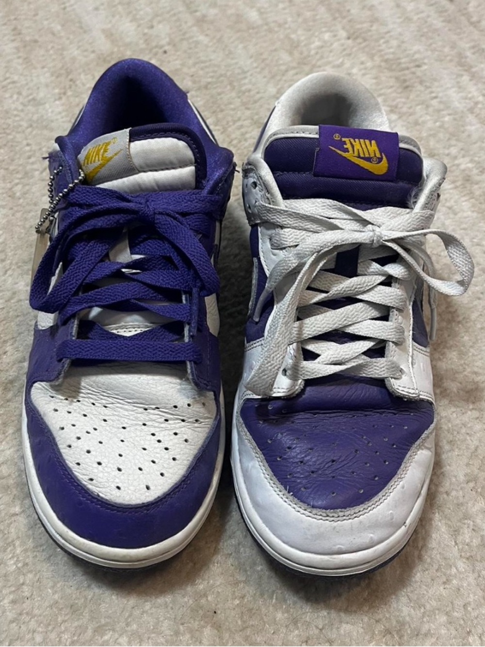 Nike Two-Tone Purple,  Low-Top Sneakers